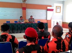 Pemuda Pancasila Geruduk Kejari Lamongan Pertanyakan Kasus La Nyalla Sebagai Tersangka