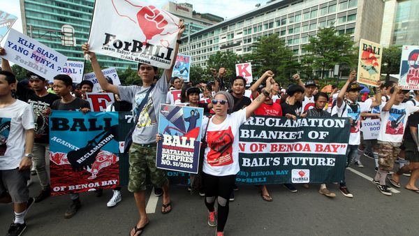 Aksi Tolak Reklamasi Teluk Benoa