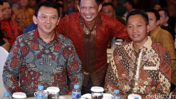 Ahok Hadiri Pisah Sambut Kapolda Metro