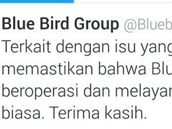 Sopir Taksi Pendemo Razia Taksi yang Operasi, BlueBird Umumkan Tetap Layani Penumpang