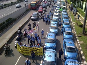 Sopir Taksi Demo Uber & Grab, Menhub Jonan: Tanya Saja ke Ahok