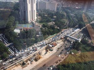 Sopir Taksi Kuasai Jalan di Jakarta