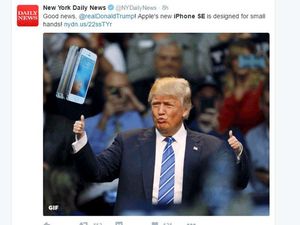 Ada Donald Trump dalam Guyonan iPhone SE