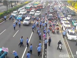 Kombes Krishna Turunkan Tim TBC, Sopir Taksi Pendemo Anarkis Akan Ditindak