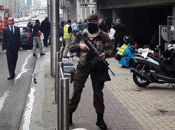 Tentara Ledakkan Paket Mencurigakan Pelaku Bom Brussels