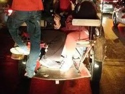 Angkot Mogok, Delman Jadi Pilihan Orang Pulang Kantor di Tebet