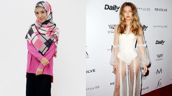 Dea Ananda Tampil Berhijab, Gigi Hadid Seksi Berbaju Menerawang