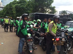59 Pengemudi Go-Jek Diamankan ke Polda Metro dan Didata