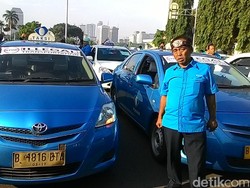 Rombongan Taksi di Tol Jagorawi Masih Belum Terlihat