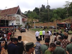 Jokowi Tinjau Pos Perbatasan RI-Malaysia di Entikong