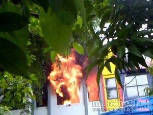 Sebuah Ruko di Tangerang Terbakar