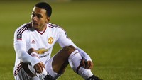 Memphis Depay memperkuat Manchester United di tahun 2015-2017, sayangnya dirinya kurang bersinar. Dia bermain sebanyak 33 kali di Liga Inggris dengan dua gol dan satu assist. Kemudian, Depay bertualang bersama Lyon dan menemukan bentuk permainan terbaiknya, mencetak 46 gol dan 33 assist di Liga Prancis dari 103 penampilan (Getty Images)