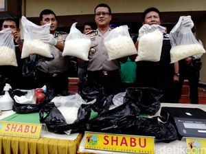 Polisi Tangkap Pemasok Shabu Asal Tiongkok