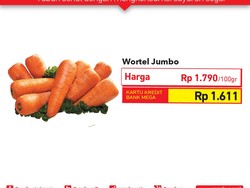 Promo Wortel Segar dan Menyehatkan di Transmart Carrefour