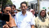 Sandiaga Uno Sapa Warga Warakas