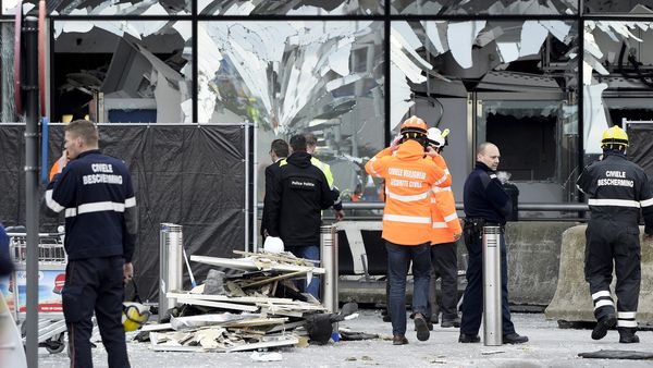 Begini Kondisi Bandara Brussels Pasca Ledakan Bom