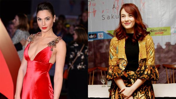Gal Gadot Seksi Bergaun Merah, Chelsea Islan Makin Cantik
