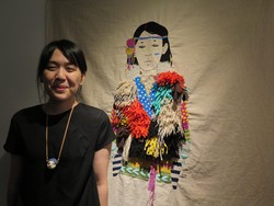 Neng Iren, Ilustrator Perempuan Sendu Tampilkan Karya Sulaman