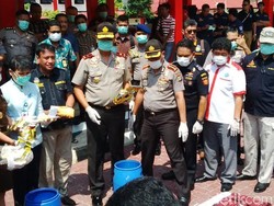 Polda Kepri Musnahkan Narkoba 12 Kg Asal Malaysia