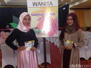 Datang Sejak Pagi, 2 Hijabers Cantik Siap Ikut Audisi Sunsilk Hijab Hunt Aceh