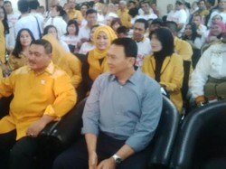 Tiba di DPP Hanura, Ahok Disambut Yel-yel Hidup Ahok untuk DKI 1!