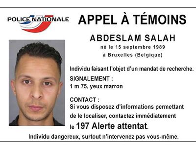 Foto: Salah Abdeslam, Tersangka Pelaku Serangan Paris Buka Suara
