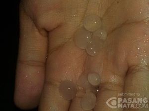 Hujan Es Terjang Cimahi dan Sekitarnya, Warga Sempat Kaget