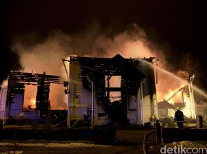 Jelang Paskah Gereja Kuno di Finlandia Terbakar