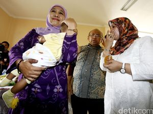 Mensos Tinjau Anak Korban Eksploitasi di RSPA Bambu Apus