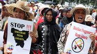 Unjuk Rasa Petani dan Korban Penggusuran
