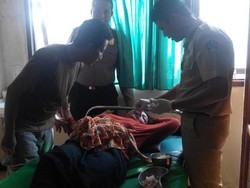 Semangat Kejar Jambret, Ibu ini Malah Tabrak Tembok