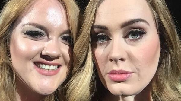 Saat Adele Bertemu Kembarannya