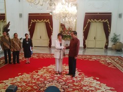Wapres Swiss Bertemu Presiden Jokowi di Istana