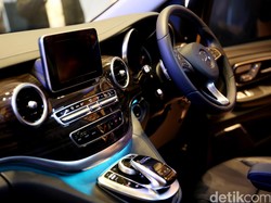 Interior MPV Mercy V-Class Tak Kalah Mewah dari Sedan