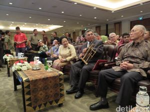 Megawati Sampai Try Sutrisno Hadiri Konvensi Haluan Negara di JCC