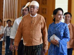 Presiden Baru Myanmar Dilantik, Para Anggota Partai Suu Kyi Menangis