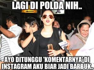 Meme Mulan Sambangi Polda: Dear Haters, Kalian Wajib Cemas!