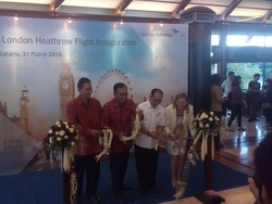 Garuda Indonesia Terbang ke Bandara Heathrow London