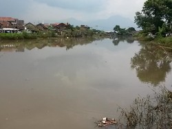 Dalam Semalam,  Berton-ton Sampah di Sungai Ini Hanyut Terbawa Arus