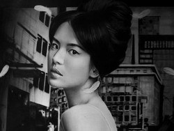 Menjamurnya KPop, Seniman Danni Febriana Bikin Lukisan Song Hye Kyo