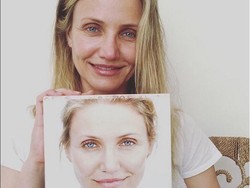 Promosi Buku Terbaru, Cameron Diaz Pamer Selfie Wajah Berkeriput