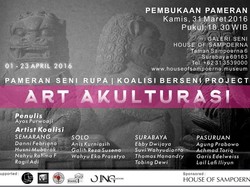 15 Perupa dari 4 Kota Pameran ART AKULTURASI di Surabaya