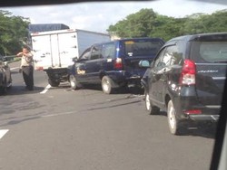 3 Mobil Kecelakaan Beruntun di Tol Purbaleunyi Arah Bandung