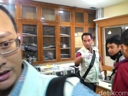 Penyidik KPK Geledah Ruangan M Taufik di Gedung DPRD DKI