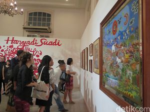 Pameran Pendiri Studio Seni Grafis ITB Haryadi Suadi Resmi Dibuka