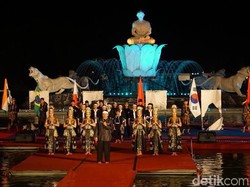 Meski Hujan, Festival Bela Diri Dunia di Purwakarta Tetap Dipenuhi Warga