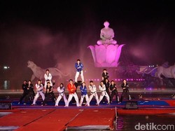 Keren, Kontingen Korsel Padukan Taekwondo dengan Drama dan K-Pop