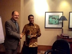 Minggu Malam, Mentan Jerman Temui Mentan RI
