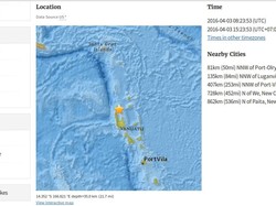 Gempa 6,9 SR Guncang Vanuatu, Tak Berpotensi Tsunami