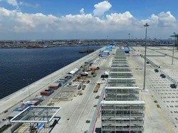 Ini Penampakan Pelabuhan New Priok dari Udara